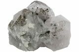 Quartz Crystal Cluster with Epidote Inclusions - China #214682-1